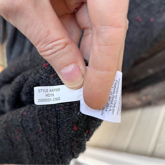 Madewell Donegal Rolled Mockneck Sweater Dress In Gray With Color Fleck Sz M - Picture 7 of 16